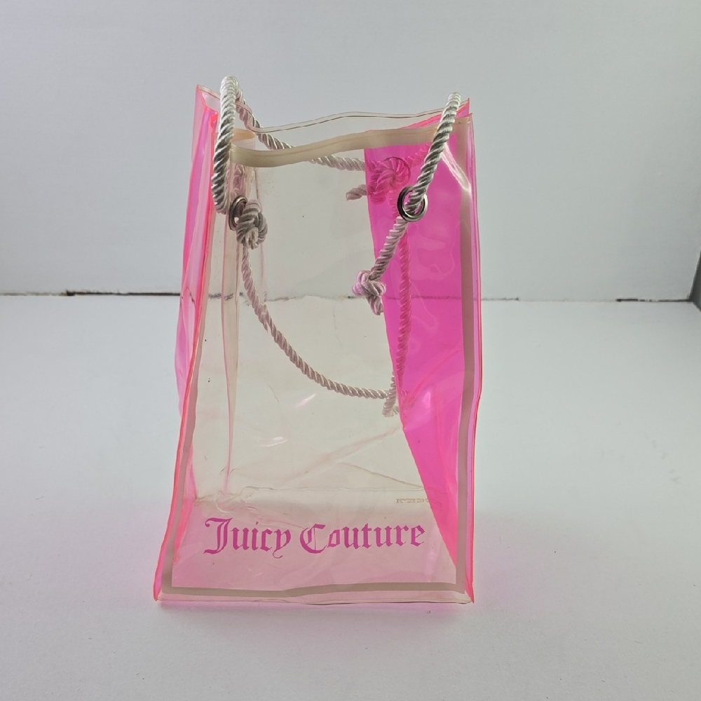 Juicy Couture Pink and Clear Tote